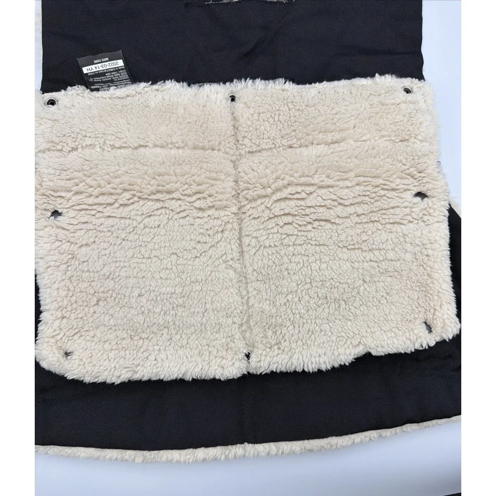 Maxi Cosi Baby Infant Stroller Gloves Hand Muff Black Sherpa